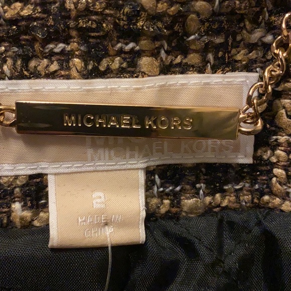 SOLD! MICHAEL KORS Tweed Cropped Jacket - Picture 4 of 5